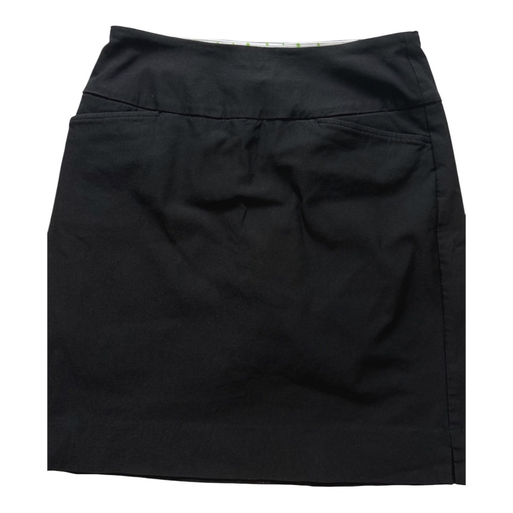 Swing Control Womens Golf Skort Black Pull On Active Skirt Size 6